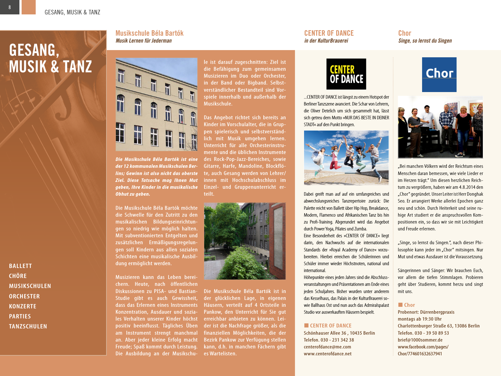 Vorschau KULTURATLAS 2015/2016 Seite 8